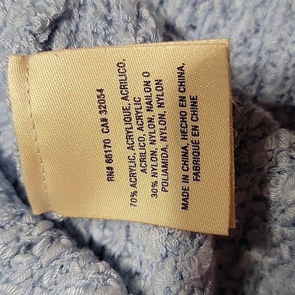 Anthropologie Moth Size L Knit Tank Top Sweater, Powder Blue, Exc Used Condition - Picture 11 of 11